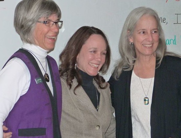 Colleen, Molly and Barbara at recognition ceremony