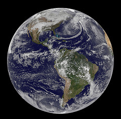Photo of Earth by NASA Goddard Space Flight Center, gsfc/Flickr (CC-BY 2.0)