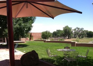 Patio at ABQ Open Space Visitor Center
